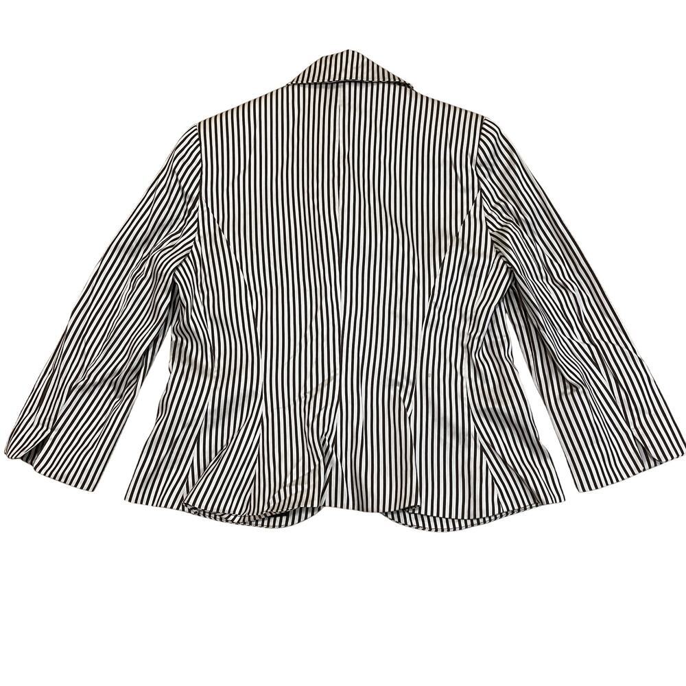 Vintage Lauren by Ralph Lauren Blazer, 12 | Chocolate Brown, Cotton Silk Blend - Picture 6 of 12